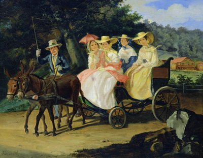 Una corsa, 1845-46 da Aleksandr Pavlovich Bryullov